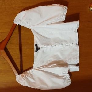 Romantic cotton puff sleeve top